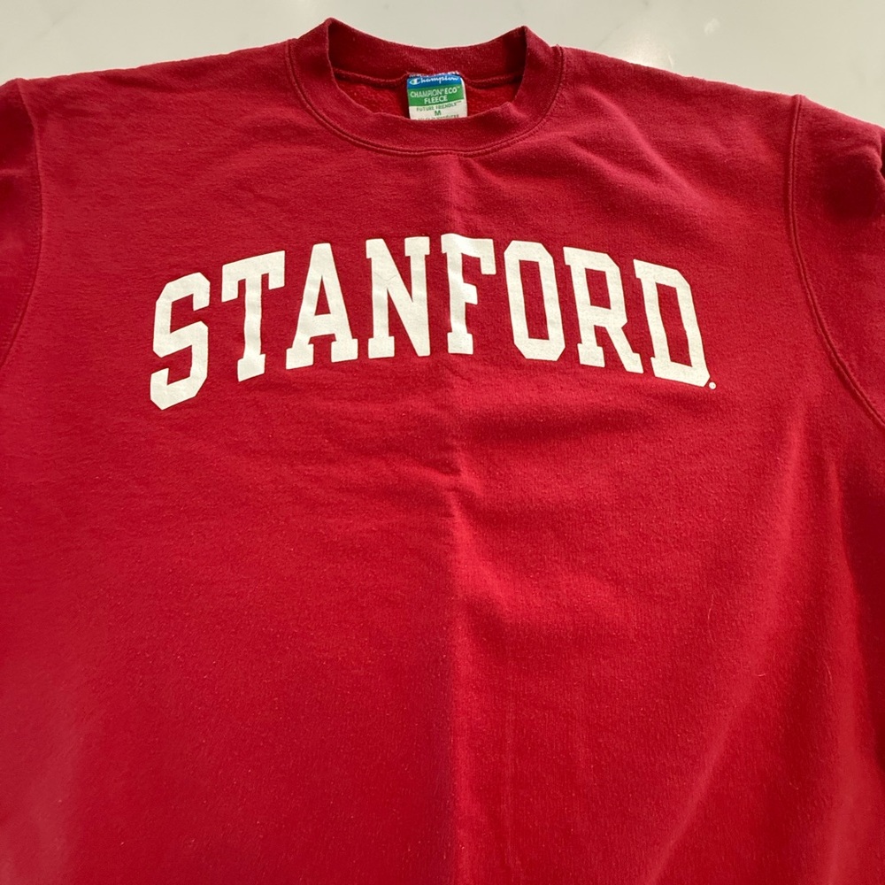 Champion Red Stanford Hoodie